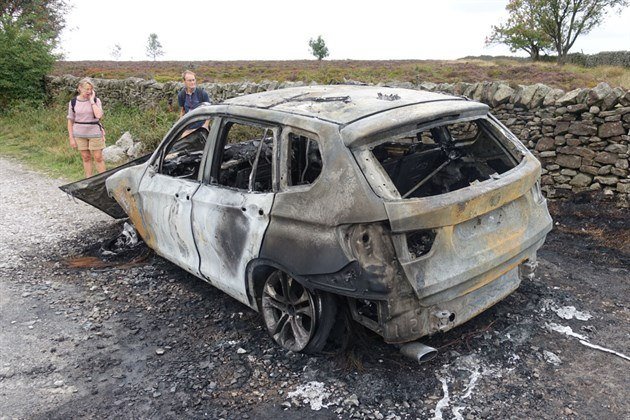 BMW F25 X3 Burned Out R34 Copy