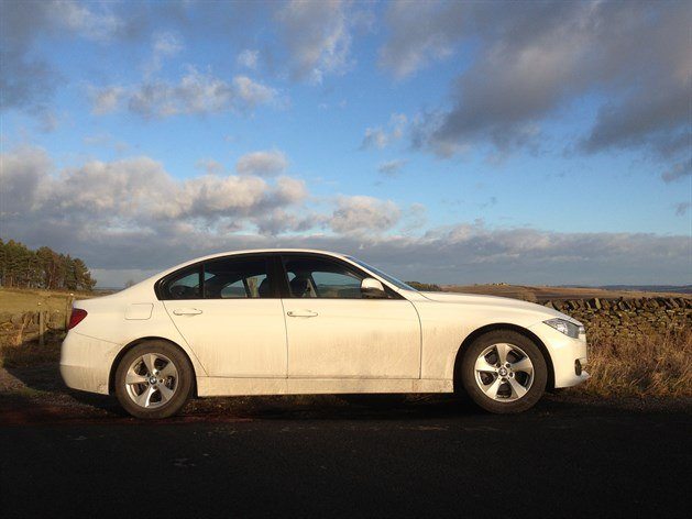 BMW F30 320d ED Side White