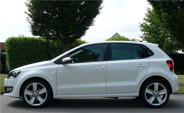 VW Polo 1.2TSI Side White