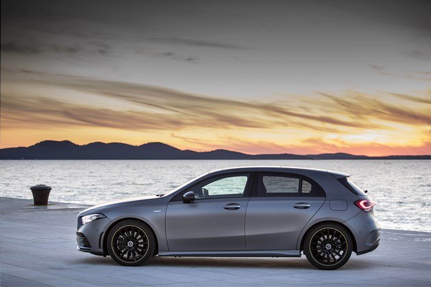 MB A250 2018 Grey Side