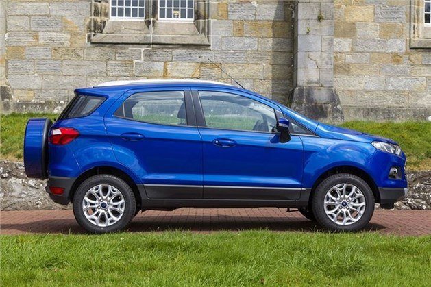 Ford Eco Sport 2014 Side Blue