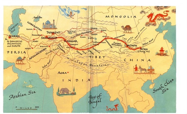 Silk Road Map