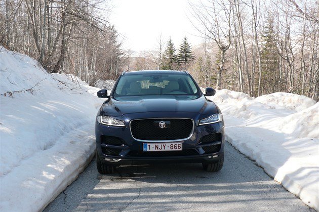 Jaguar F Pace Front Snow