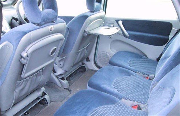 Citroen Xsara Picasso Three Rear Seats