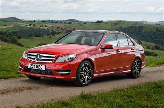 Mercedes C-Class Saloon Red