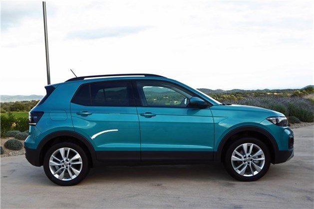 VW T-Cross 2019 Side Blue (2)
