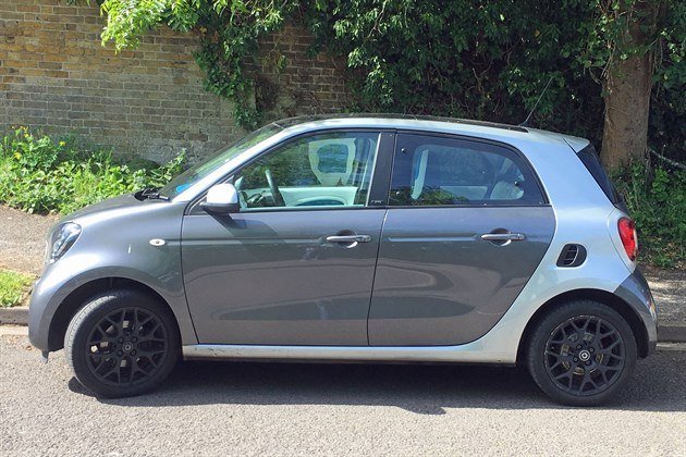 Smart For Four 2018 Side Parked