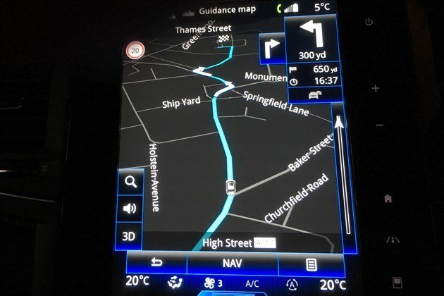 Renault Koleos LT Satnav Screen Weybridge