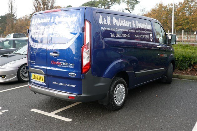 Parked Badly Transit Van