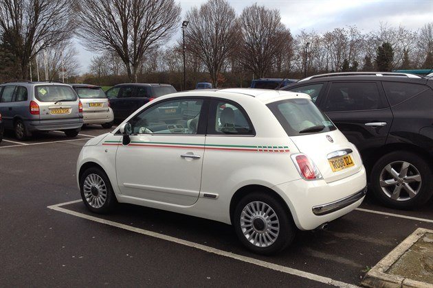 FIAT 500 RO0 Currys Car Park