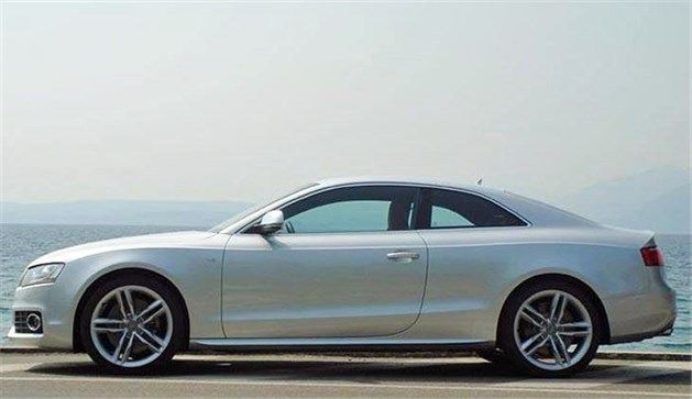 Audi A5 Coupe Side Against Lake (1)