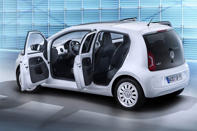 VW Up 5 Door Doors Open