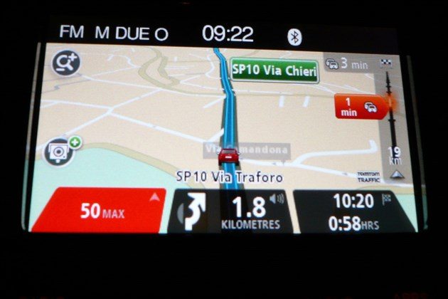 FIAT 500 2015 Tom Tom Screen