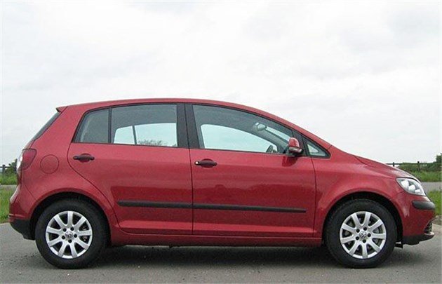 VW Golf Plus Side Red C 2006