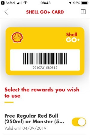Shell Go + Card On Smartphone (1)