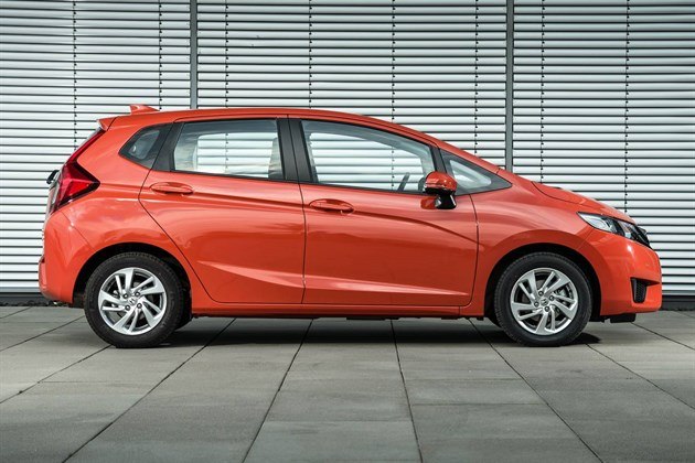 Honda Jazz 2015 Side Orange