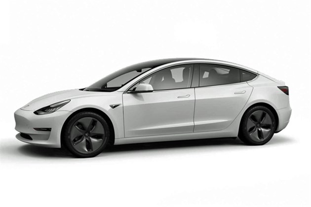 Tesla Model 3 Side White