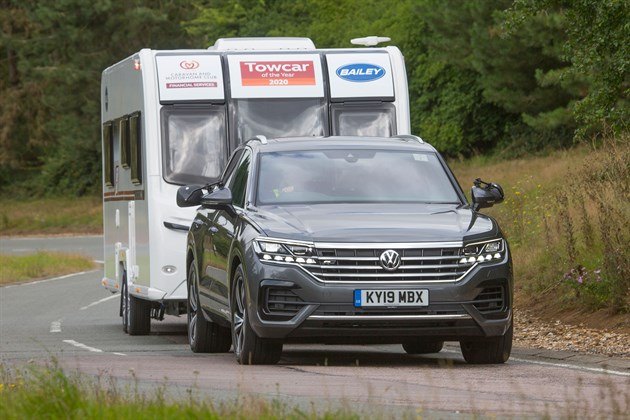 VW Touareg Towing Caravan Towcar Awards