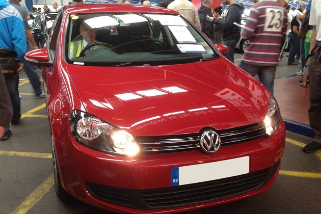 VW Golf VI Bbsh Red Retouched