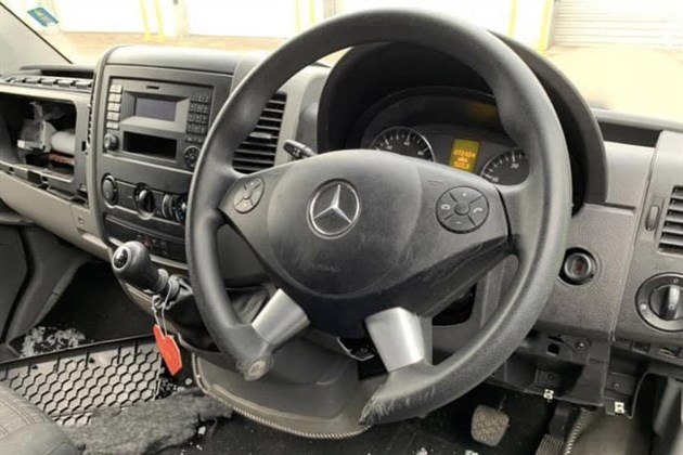Steering Wheel Cut To Remove Lock