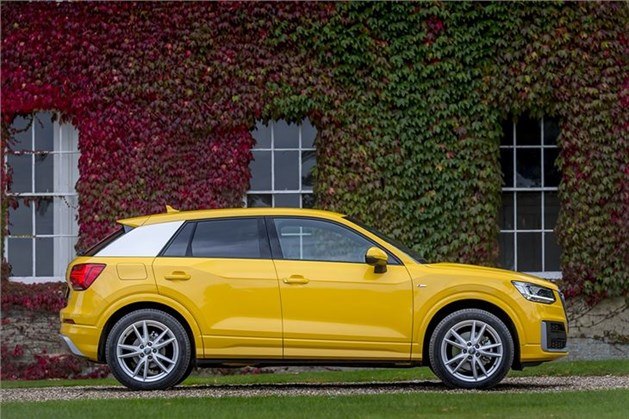 Audi Q2 Side Yellow