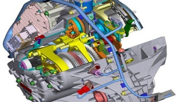 Ford 6-speed Powershift Transmission Diagramatic