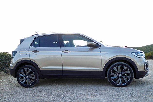 VW T-Cross 2019 Side Champagne