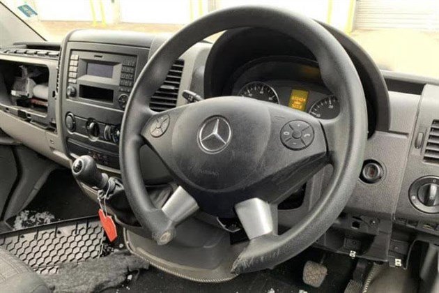 Steering Wheel Cut To Remove Lock