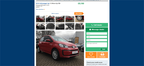 Fire Shot Capture 047 - 2019 Volkswagen Up 1.0 Move Up 5Dr Cars For Sale - Honest John _ - Www .honestjohn .co .uk