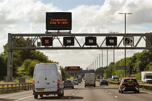 Lane Closure Motorway