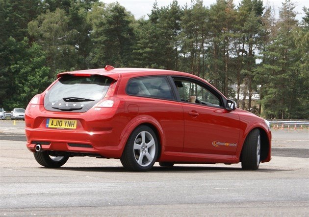 Volvo C30 Hard Braking