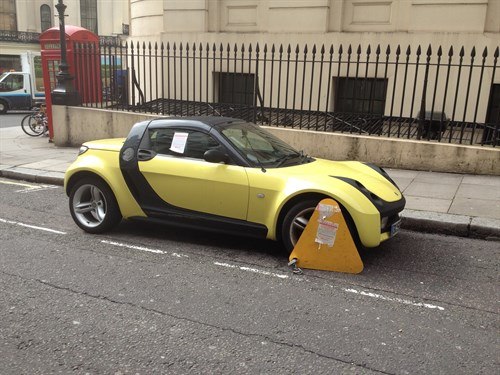 Smart Roadster Clamped