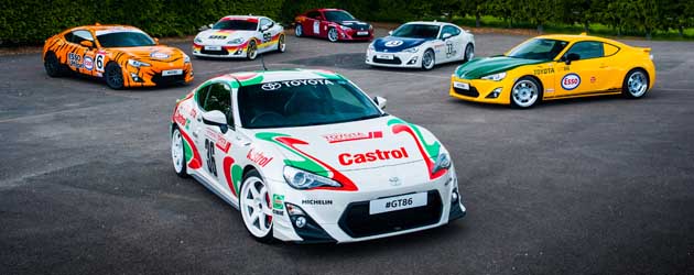 Toyota recreates its classic racing heritage